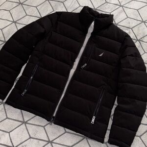 Nautica Men's Classic Black Puffer Coat